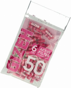 Gizeh Active Filter Pink 6mm 50Stk.