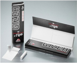 Gizeh Black Filter Tips King Size Slim + Tips 34 Blättchen