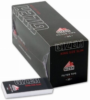 Gizeh Black Filter Tips Slim 35 Blättchen