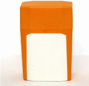 Gizeh Flip Case Zigarettenbox Orange Weiß