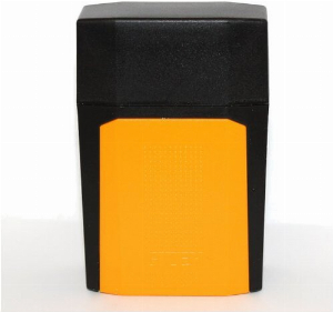 Gizeh Flip Case Zigarettenbox Schwarz Orange