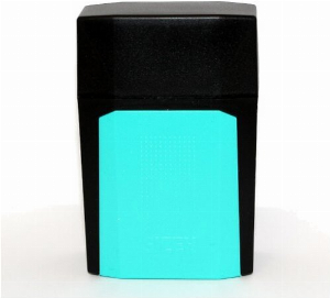 Gizeh Flip Case Zigarettenbox Schwarz Türkis
