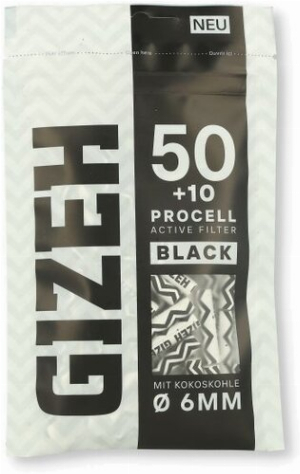Gizeh ProCell Active Filter Black 60 Stk.