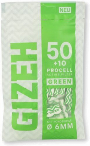 Gizeh ProCell Active Filter Green 60 Stk.
