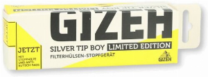 Gizeh Silver Tip Boy Limitid Edition Zigarettenstopfer Gelb