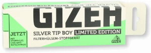 Gizeh Silver Tip Boy Limitid Edition Zigarettenstopfer Grün