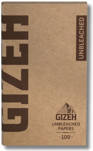 Gizeh Unbleached Extra Fine Zigarettenpapier 2 x 50 Blatt