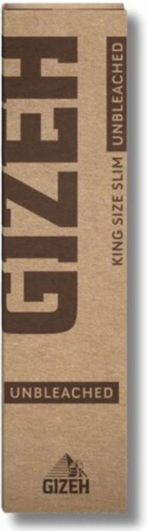 Gizeh Unbleached King Size Slim Longpapers 34 Blatt