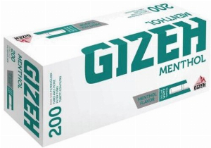 Gizeh Zigarettenhülsen Menthol Groß 200 Stück