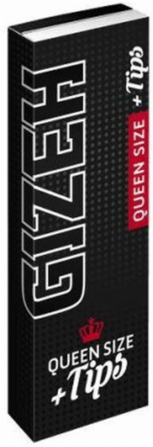 Gizeh Black Zigarettenpapier Extra Fine Queen Size + Tips 