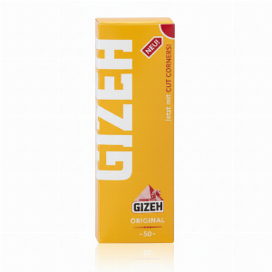 Gizeh Zigarettenpapier Gelb Original 1x50 Blatt Einzelpackung