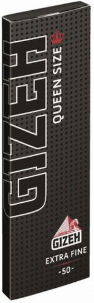 Gizeh Zigarettenpapier Queen Size Black 1x50 Blättchen