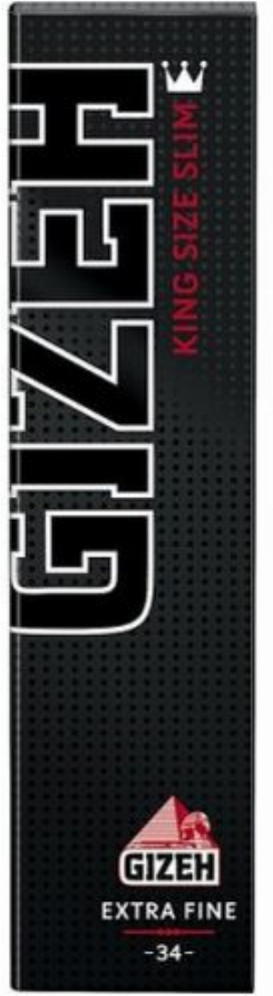 Gizeh Zigarettenpapier Slim KingSize Black 1x32 Blatt