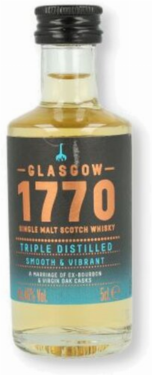 Glasgow 1770 Triple Destilled Smooth & Vibrant 50ml 46% Vol.