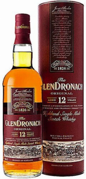Glendronach 12 Years 43% Alkohol Single Malt Whisky 0,7L