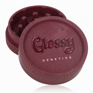 Glossy Genetics Hanfplastik Grinder 2-teilig Velvet (Lila) ø 55mm