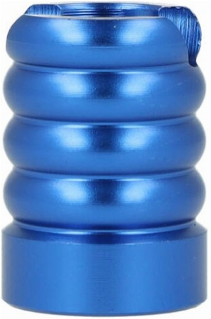 Gluttöter Cool Alu mit Zigarettenablage rillen blau