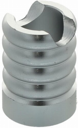 Gluttöter Cool Alu mit Zigarettenablage rillen silver