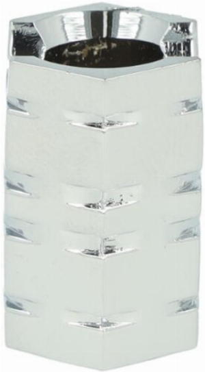 Gluttöter Cool Chrom sechseckig mit Rillen Metall Nr.6