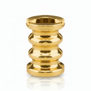 Gluttöter Gold mit Wellen für Zigaretten Aschenbecher