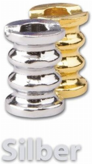 Gluttöter Silber mit Wellen für Zigaretten Aschenbecher