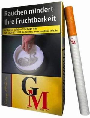 GM George Mc Martin Gold King Size 20er