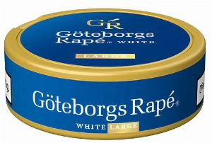 Göteborgs Rapé Snus Large White Chewing Bags 14g Dose