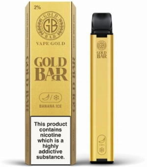 Gold Bar 600 Banana Ice Einweg E-Zigarette 20mg