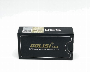 Golisi 18650er Akku Batterie mit 3000 mAh S30
