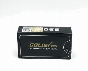 Golisi 18650er Akku Batterie mit 3000 mAh S30