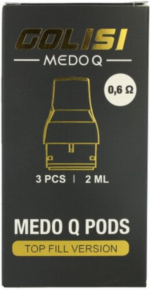 Golisi Medo Q Pods 0,6 Ohm 3 Stk.
