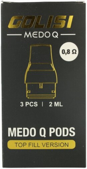 Golisi Medo Q Pods 0,8 Ohm 3 Stk.