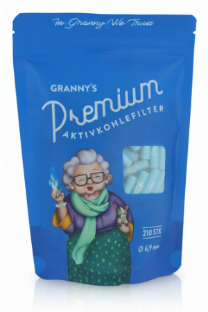 Grannys Weed Premium Aktivkohlefilter 6,9mm 210 Stk.