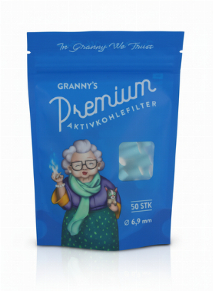 Grannys Weed Premium Aktivkohlefilter 6,9mm 50 Stk.