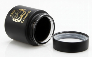 Grannys Weed Premium Stash Jar Aufbewahrungsglas Schwarz