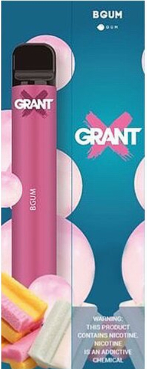 Grant Bubble BGUM Einweg e-Shisha ca. 1000 Züge