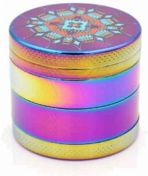 Grinder Zorr Metall Ø 40mm regenbogenfarbig Nr.3 4-tlg