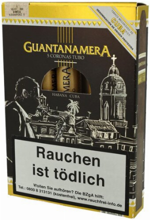 Guantanamera Corona Tubos Gold Edition Zigarren 5 Stk.