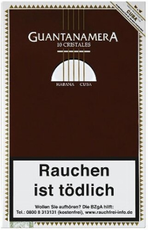 Guantanamera Zigarren Cristales Glastube 10Stk.