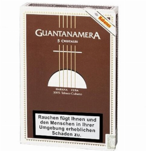 Guantanamera Zigarren Cristales Glastube 5er