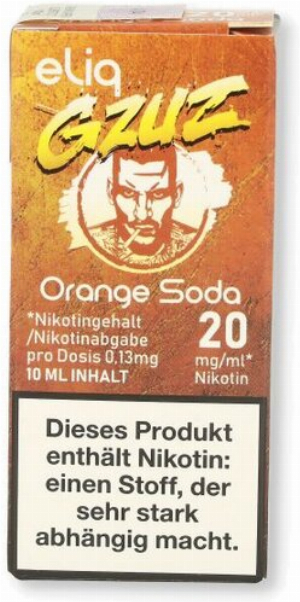 Gzuz eliq Nikotinsalz Liquid Orange Soda 20mg/ml