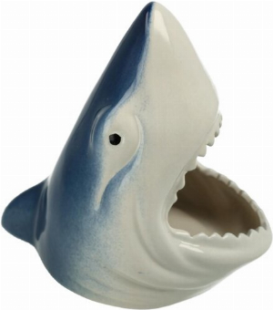 Hai Aschenbecher Blau/Weiß