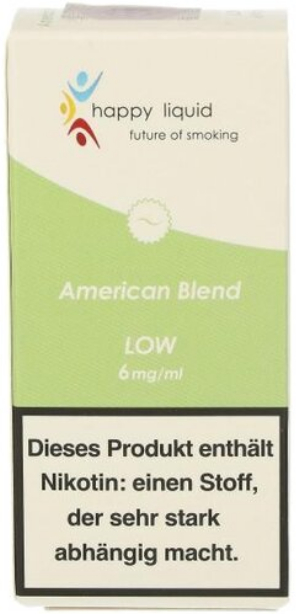Happy Liquid American Blend Low 6mg Liquid