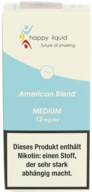 Happy Liquid American Blend Medium 12mg Liquid