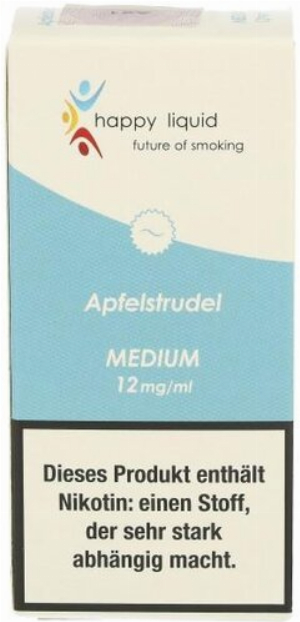 Happy Liquid Apfelstrudel Medium 12mg Liquid