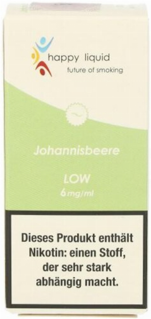Happy Liquid Johannisbeere Low 6mg Liquid