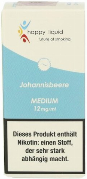Happy Liquid Johannisbeere Medium 12mg Liquid