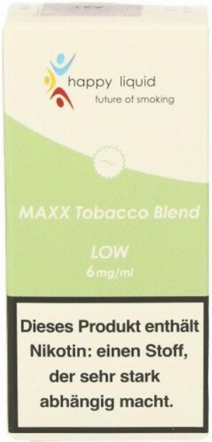 Happy Liquid Maxx Tobacco Blend Low 6mg Liquid