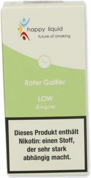 Happy Liquid Roter Gallier Low 6mg Liquid