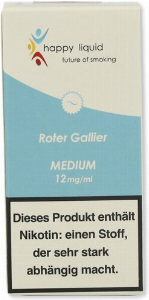 Happy Liquid Roter Gallier Medium 12mg Liquid